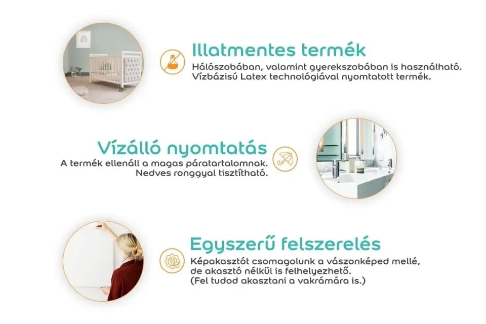 Végtelen pillanat - első évem vászonkép