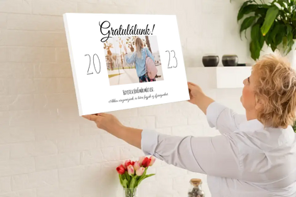 Ballagási ajándék vászonkép - 1 képes