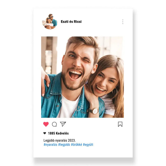 Instagram vászonkép
