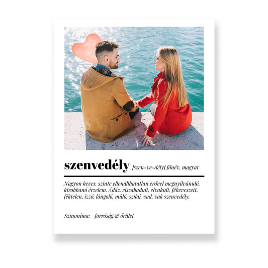 Szenvedély vászonkép 1 fotóval