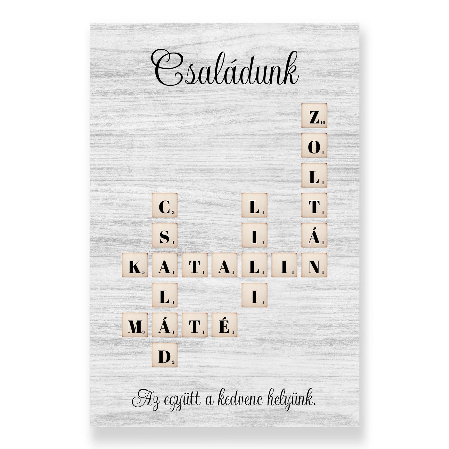 Családi scrabble - Szókirakó 1