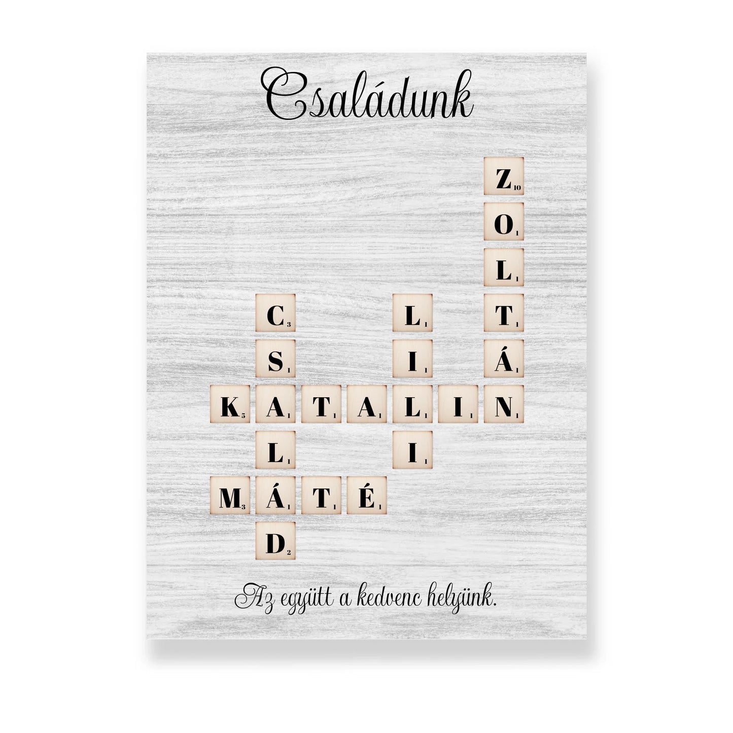 Családi scrabble - Szókirakó 1