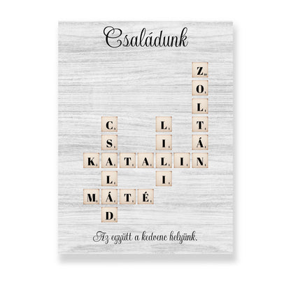 Családi scrabble - Szókirakó 1