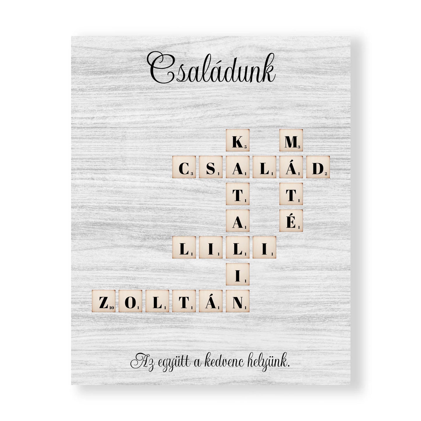 Családi scrabble - Szókirakó 1