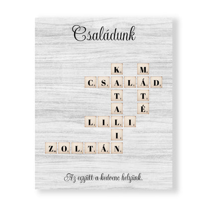 Családi scrabble - Szókirakó 1