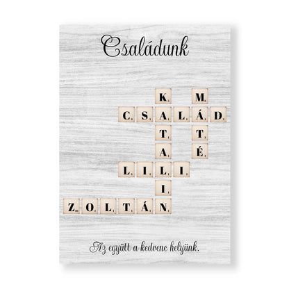 Családi scrabble - Szókirakó 1
