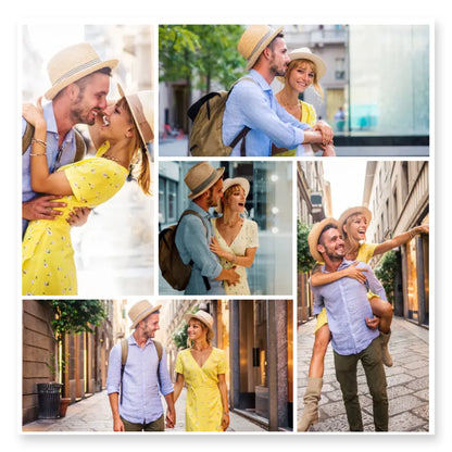 Fotókollázs vászonkép 5 képből v2