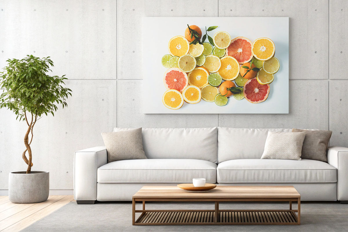 Citrom, grapefruit, lime, narancs falikép