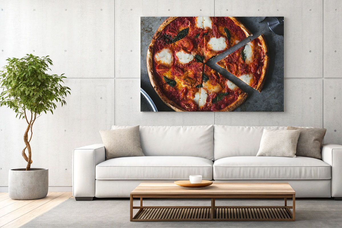 Rusztikus pizza falikép