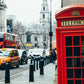 Nyilvános telefonfülke Londonban