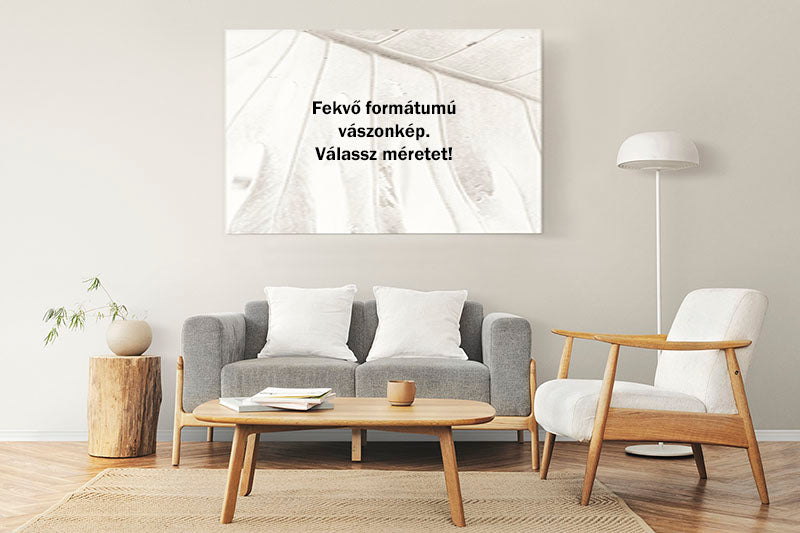 Fekvő vászonkép saját fotóból