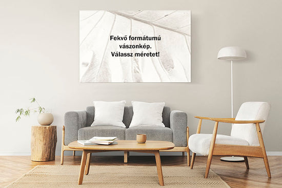 Fekvő vászonkép saját fotóból