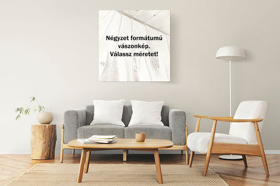 Négyzet alakú vászonkép saját fotóból